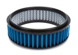 Air Filter Element - Classic Profile - Round - 14 in Diameter - 4 in Tall - Wire Mesh Included - Synthetic - Blue - Each thumbnail 1