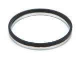Air Cleaner Spacer - 0.5 in Thick - 5-1/8 in Carb Flange - Aluminum - Natural - Each thumbnail 1