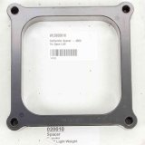 Carburetor Spacer - Lightweight - 1 in Thick - Open - Dominator Flange - Aluminum - Black Anodized - Each thumbnail 1