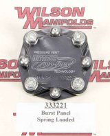 Manifold Pressure Relief - Gasket / Hardware / Plate / Springs - Aluminum - Black Anodized - Supercharger Manifold - Each thumbnail 1