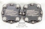 Manifold Pressure Relief - Gasket / Hardware / Plate / Springs - Aluminum - Black Anodized - Supercharger Manifold - Pair thumbnail 1