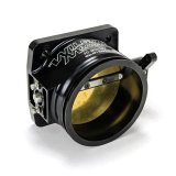 Throttle Body - Hi-Boost - 1170 CFM - Ford Style Flange - 90 mm Dual Blade - Aluminum - Black Anodized - Each thumbnail 1