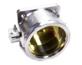 Throttle Body - 1520 CFM - Ford Style Flange - 105 mm Single Blade - V-Band Provision - Aluminum - Natural - Universal - Each thumbnail 1