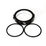 VanJen Clamp Assembly - 4 in OD Tubing - Aluminum - Black Anodized - Each thumbnail 1