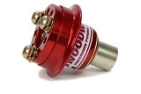 Steering Wheel Quick Release - Weld-On - SFI 42.1 - Aluminum - Red Anodized - 3/4 in Shaft - 3-Bolt Steering Wheel - Kit thumbnail 1