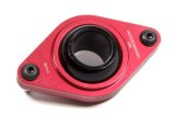 Flange Bearing - Lightweight - Steering Shaft - Floor / Firewall Mount - 3/4 in Spherical Bearing - Aluminum - Red Anodized - Each thumbnail 1