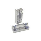 Vise Insert - 3 AN to 32 AN Fitting - Magnetic Backing - Aluminum - Pair thumbnail 1