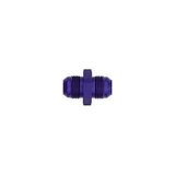Fitting - Adapter - Straight - 3 AN Male to 3 AN Male - Aluminum - Blue Anodized - Each thumbnail 1