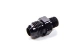 Fitting - Adapter - Straight - 6 AN Male to 1/8 in NPT Male - Aluminum - Black Anodized - Each thumbnail 1