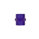 Fitting - Adapter - Straight - 1/4 in NPT Female to 1/4 in NPT Female - Aluminum - Blue Anodized - Each thumbnail 1