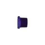 Fitting - Bushing - 3/8 in NPT Female to 1/2 in NPT Male - Aluminum - Blue Anodized - Each thumbnail 1