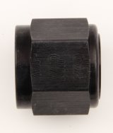 Fitting - Cap - 4 AN - Aluminum - Black Anodized - Each thumbnail 1