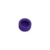Fitting - Plug - 1/8 in NPT - Allen Head - Aluminum - Blue Anodized - Pair thumbnail 1