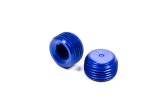 Fitting - Plug - 3/8 in NPT - Allen Head - Aluminum - Blue Anodized - Pair thumbnail 1