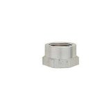 Bung - 1/4 in NPT Female - Weld-On - Raised Surface Fit - Aluminum - Natural - Each thumbnail 1