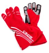 Gloves - All Star - Driving - SFI 5 - Double Layer - Nomex / Leather Palm - Red - Large - Pair thumbnail 1