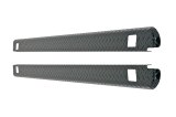 Truck Bed Cap - Black-Tread - Aluminum - Black Powder Coat Diamond Plate - 6 ft 6 in Bed - Dodge Ram Fullsize Truck 2002-09 - Pair thumbnail 1