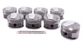 Piston - FHR Forged - Forged - 4.155 in Bore - 5/64 x 5/64 x 3/16 in Ring Grooves - Plus 17.00 cc - Big Block Chevy - Set of 8 thumbnail 1