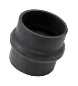 Air Intake Coupler - Straight - Hump Hose - 2-3/4 in ID - 3 in Long - Rubber - Black - Each thumbnail 1