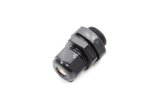 Firewall Grommet - 2-Wire - 0.375 in ID - 1 in OD - 1.45 in Thick - Plastic - Black - Each thumbnail 1