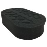 Tire Gel Applicator - Oval - 5.8 x 3.6 x 1.3 in - Foam - Black - Each thumbnail 1
