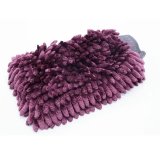 Cleaning Mitt - 10 x 8 in - Microfiber - Purple - Each thumbnail 1