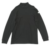 Underwear Top - SFI 3.3 - Long Sleeve - Turtle Neck - Fire Retardant Cotton - Black - Medium - Each thumbnail 1
