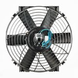 Electric Cooling Fan - Thermatic - 12V - 12 in Fan - Push / Pull - Straight Blade - 11.53 in H x 11.55 in W - 2.28 in Thick - Plastic - Each thumbnail 1