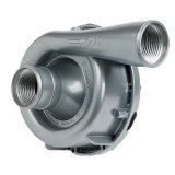 Water Pump - EWP150 - Electric - Remote Mount - 16 AN Female / 1-3/8 in Hose Barb to 16 AN Female / 1-3/8 in Hose Barb - 42.8 GPM - Aluminum - Silver Powder Coat - Universal - Each thumbnail 1