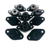Quick Turn Fastener - Self Ejecting - Flush Head - Hex Drive - 5/16 x 0.550 in Body - Aluminum - Black Anodized - Set of 10 thumbnail 1