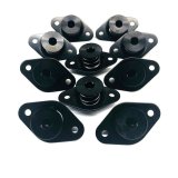 Quick Turn Fastener - Self Ejecting - Flush Head - Hex Drive - 5/16 x 0.650 in Body - Aluminum - Black Anodized - Set of 10 thumbnail 1