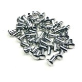 Rivet - Smash - 1/4 in Head - 1/8 in Mandrel - 0.25 in Long - Aluminum - Natural - Set of 50 thumbnail 1