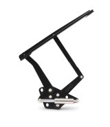 Hood Hinge - Stainless - Hardware - Bearings - Aluminum - Black Powder Coat - GM A-Body 1969-72 - Kit thumbnail 1
