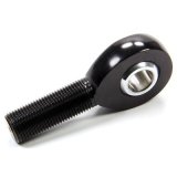 Rod End - ALRSML Series - Spherical - 3/8 in Bore - 5/8-18 in Left Hand Male Thread - Aluminum - Black Anodized - Each thumbnail 1