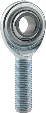 Rod End - CML Series - Spherical - 3/8 in Bore - 1/2-20 in Left Hand Male Thread - Steel - Zinc Oxide - Each thumbnail 1