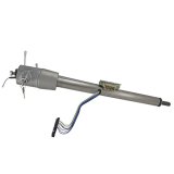 Steering Column - 2 in Tube - 35 in Length - Hazard / Key / Turn Signal - Steel - Natural - GM Fullsize Truck 1973-87 - Each thumbnail 1