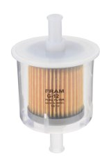 Fuel Filter - In-Line - 5 Micron - Paper Element - 5/16 in Hose Barb Inlet - 5/16 in Hose Barb Outlet - Disposable - Plastic - Natural - Each thumbnail 1