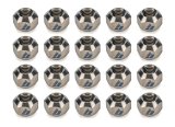 Lug Nut - 5/8-11 in Right Hand Thread - 1 in Hex Head - Double 45 Degree Seat - Open End - Titanium - Natural - Set of 20 thumbnail 1