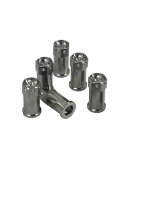 Nut - 3/8-16 in Thread - Titanium - Natural - Quick Change Gear Cover - Set of 6 thumbnail 1