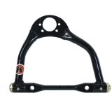 Control Arm - Tubular - Passenger Side - Upper - 8 in Long - Bolt-In Ball Joint - Steel - Black Powder Coat - GM Metric - Each thumbnail 1