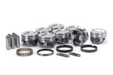 Piston - Hypereutectic - 4.390 in Bore - 5/64 x 5/64 x 3/16 in Ring Grooves - Minus 22.00 cc - Big Block Ford - Set of 8 thumbnail 1