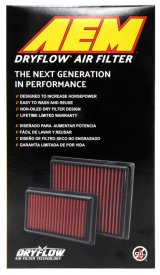 AEM 17-20 Subaru BRZ 2.0L DryFlow Air Filter thumbnail 8