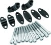 BikeMaster Aluminum Handlebar Risers 1-1/8in - Black thumbnail 1