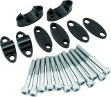 BikeMaster Aluminum Handlebar Risers 1-1/8in - Black thumbnail 3