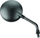 BikeMaster Round Mirror 6in Stem -10mm - Black thumbnail 1