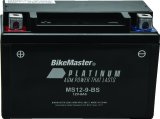 BikeMaster AGM Battery - MS12-9-BS thumbnail 1
