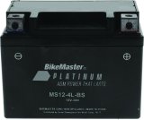 BikeMaster AGM Battery - MS12-4L-BS thumbnail 1