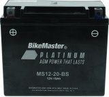 BikeMaster AGM Battery - MS12-20-BS thumbnail 1