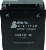 BikeMaster AGM Battery - MS12-20CH-BS thumbnail 1