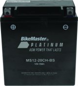BikeMaster AGM Battery - MS12-20CH-BS thumbnail 2